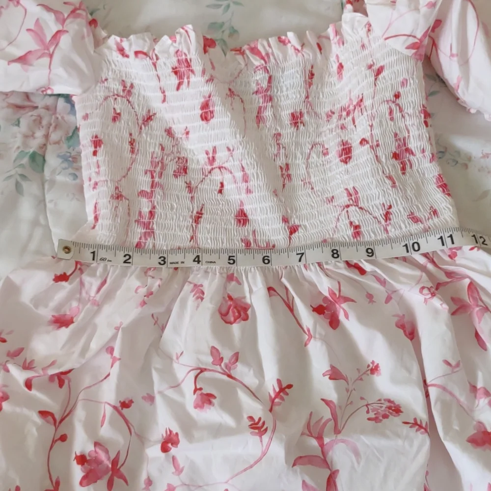 EUC Hill House Home Pink Botanical Nesli Dress - Picture 7 of 12